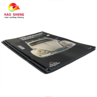 Impression offset personnalisée de haute qualité sur carton et papier cartonné, avec reliure agrafée et plastification, impression de magazines sur mesure