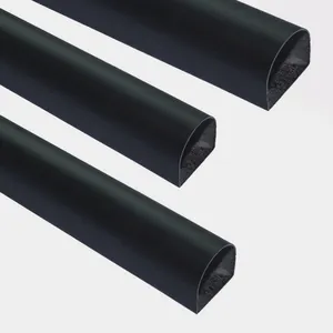 厂家定制高品质轻质碳纤维d形管异形管