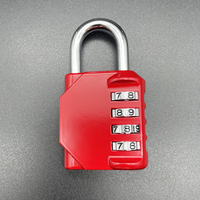 Cadenas numérique sans clé personnalisé avec logo, pour casier de gym, cadenas à combinaison de sécurité à 4 chiffres