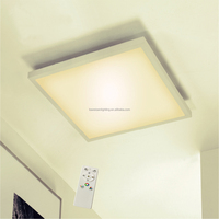 Ultra-mince 3030 18W intérieur wifi 2.4G télécommande intelligente RGBCW dimmable carré monté en surface led plafond mur écran plat lumière