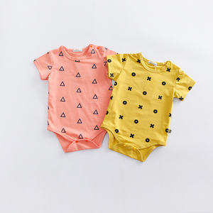 Nueva Colección de Ropa Infantil al por Mayor, Diseños Sencillos de Vestidos, Ropa de Bebé de Algodón Pima, Mamelucos - Product Image 2