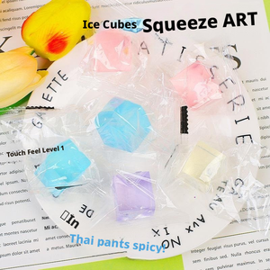 Juguete Antiestrés Blandito <span class=keywords><strong>de</strong></span> Gelatina Transparente, Bola <span class=keywords><strong>de</strong></span> Compresión TPR <span class=keywords><strong>de</strong></span> Recuperación Lenta, Juguetes Sensoriales Elásticos para Niños y Adultos, Set a Granel para Regalo - Product Image 3