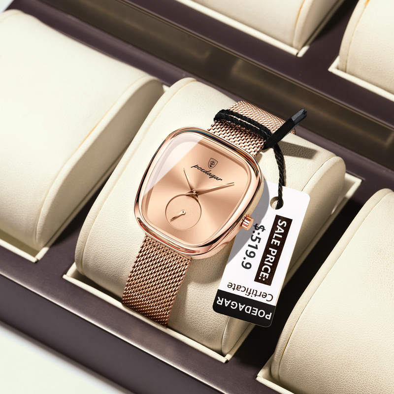 Poedagar Luxury Ladies Accessories Watch Waterproof
