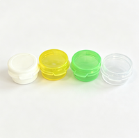 Meilleure vente en Europe : Mini pot transparent à couvercle rabattable de 1g, 3g, 5g, 10g