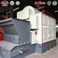 Boiler Industri DZL Berbahan Bakar Batubara Biomassa dengan Rantai Grate Otomatis Efisiensi Termal Tinggi