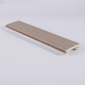 Plinthe WPC 6 cm à fixation par clip, plusieurs couleurs au choix, résistante à l'humidité et à la moisissure, sans clouage, nouveau design moderne et plat - Product Image 3