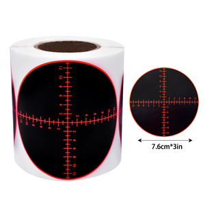 3インチ蛍光カラー反応性紙インパクトターゲット200個/ロールファイアアーム練習ビジュアルスプラットインパクトターゲット射撃弓 - Product Image 6