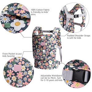 Anteriore e posteriore con cinghie regolabili accessori <span class=keywords><strong>per</strong></span> bambole porta bambole giocattolo trasportino <span class=keywords><strong>per</strong></span> bambina - Product Image 2