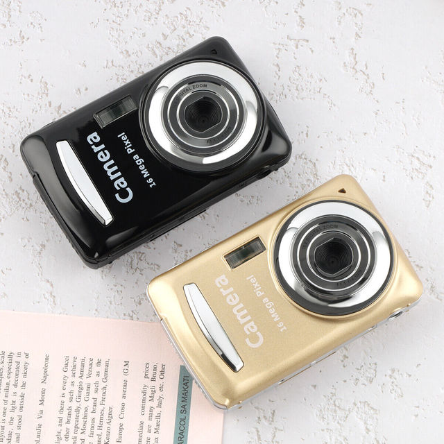 Digital Camera 2.4 Inch TFT LCD Screen 4X Zoom HD 16MP 1080P Anti-Shake Mic Cameras