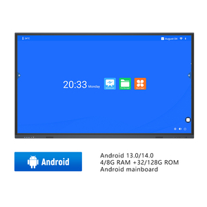 Ghot đa IR màn hình cảm ứng 4K 40 điểm cảm ứng tương tác phẳng 65/75/85/98/110 inch thông minh Bảng trắng khung kim loại cho - Product Image 3