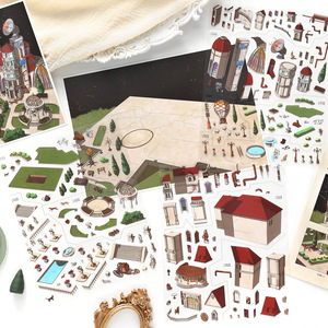 Paquete <span class=keywords><strong>de</strong></span> 4 Pegatinas <span class=keywords><strong>de</strong></span> la <span class=keywords><strong>Serie</strong></span> Mi Pequeña Casa, Volumen 35, Pegatinas <span class=keywords><strong>de</strong></span> Diorama 3D <span class=keywords><strong>de</strong></span> Gran Formato; Kit <span class=keywords><strong>de</strong></span> Pegatinas <span class=keywords><strong>de</strong></span> Diorama Desafiantes - Product Image 4