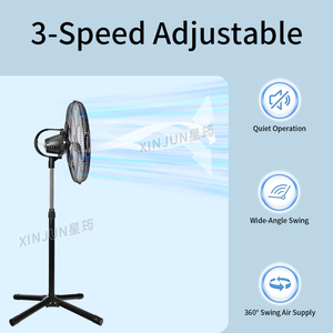 Factory OEM 360-degree 18-inch Industrial Vertical <b>Fan</b> With Mechanical Control for Home and Hotel Use Floor-standing Household F - Product Image 4