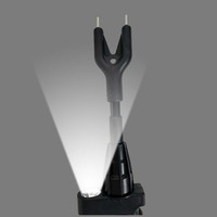 Bâton de défense électrique amovible OEM 46 cm noir avec poignée pour la gestion des animaux en agriculture et élevage