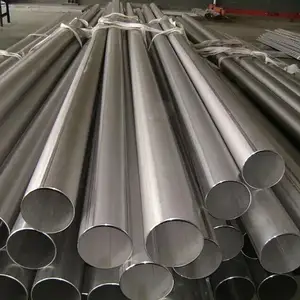 Straight 6 Inch Welded Round Steel Pipe Decorative Welded 304 Stainless Steel Pipes