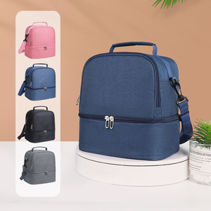 Borsa Termica Impermeabile in Oxford con Tracolla, Borsa Frigo Portatile per <span class=keywords><strong>Picnic</strong></span> e Uso Esterno, Grande Capacità - Product Image 1