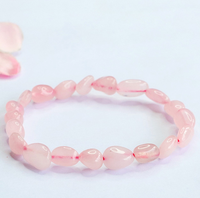 Bracelet extensible en perles irrégulières de quartz améthyste naturel 6*8mm 18cm unisexe, bijou de guérison énergétique pour yoga et méditation, cadeau
