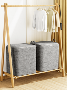 1 unidad de almacenamiento de ropa, bolsa utilizada para organizar dormitorios, armarios, ropa, edredones, almacenamiento y almacenamiento con fundas y asas - Product Image 5