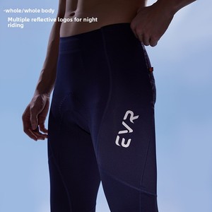 Short de cyclisme pour <span class=keywords><strong>homme</strong></span> EVR-Bicycle Double-Arrow, en coton mélangé respirant, pour l'été, pour le vélo de route - Product Image 2