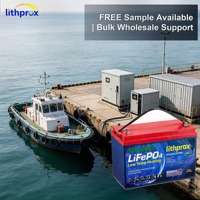 Batterie au phosphate de fer et de lithium de qualité A 12V 150AH 6000 cycles profonds marine avec BMS intelligent Bluetooth, connecteur Anderson, CE RoHS IP67 OEM ODM
