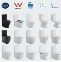 WC mural en céramique Nano Glaze avec siphon en P, certifié WATERMARK, modèle HY-6002 – Vente en gros directe usine