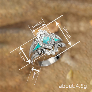 Anello Bohemien Vintage da Donna, Gioiello Artistico di Tendenza per le Dita - Product Image 5