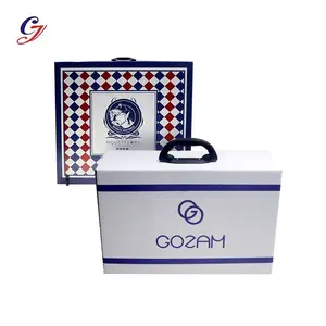 Box Custom Logo Color Printed Flat Pack Packaging Corrugated Carton Large Moving Cardboard Boxes For Furniture Shipping