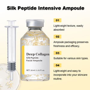 Suero Facial Reafirmante de Piel con Proteína de Seda en Botella de Vidrio de 30 ml, Más Vendido, Reduce las Arrugas, Efecto Lifting Facial, Suero Facial Multipéptido - Product Image 5