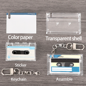 WEISHENG - Caja de Casete Mini Vintage Personalizada con Blíster, Etiquetas NFC para Álbumes de Música de Conciertos, Llavero de Casete Mini de Estrellas del K-Pop - Product Image 4
