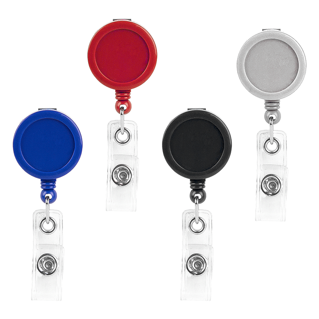 Retractable Badge Reels With Swivel Alligator Clips Badge Reels Holder Badge Reels Clips for Office Worker Employee Doctor Nurse