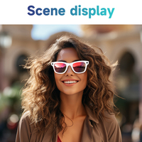 Nuevas Gafas Inteligentes Magnéticas Blancas W610 con IA de 800W, Activación por Voz, Transferencia Wi-Fi, Reproductor de Música y Fotos, Llamadas BT, para Exteriores