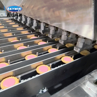 Machine automatique Skywin pour la fabrication de tartelettes sandwichs fourrées au chocolat ou à la confiture