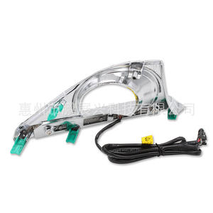 Cubierta de luz antiniebla para Toyota Camry 2012-2014, ABS plateado, con clip, para el lado izquierdo y derecho, bisel de embellecedor LED - Product Image 4