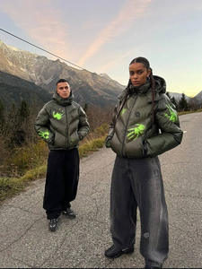 เสื้อแจ็คเก็ตขนเป็ดคุณภาพสูงสำหรับฤดูหนาว ตัดเย็บแบบหนาและอุ่นสบาย ทรงหลวมสำหรับทั้งชายและหญิง - Product Image 6