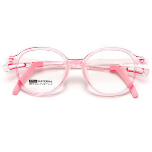 Cadre pour enfants élégant de forme ronde 8013 pour lunettes optiques anti-lumière bleue Offre Spéciale pour enfants de 7 à <span class=keywords><strong>12</strong></span> <span class=keywords><strong>ans</strong></span> - Product Image 2