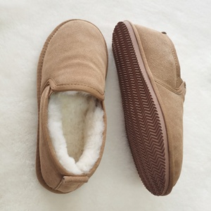 Custom Women's New Fashion Thick <strong>Sole</strong> Winter Snow <strong>Boots</strong> Warm Sheepskin for <strong>Slippers</strong> <strong>with</strong> Closed Toe Home Shoes for Winter - Product Image 4