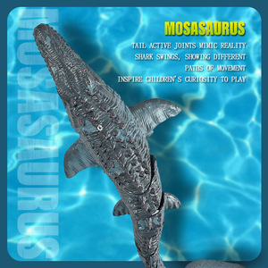Nuovi Giocattoli RC Dinosauro Telecomandato Mosasaurus, Giocattoli Subacquei Simulati, Barca RC con Luci e Spruzzo d'Acqua per Piscina - Product Image 2