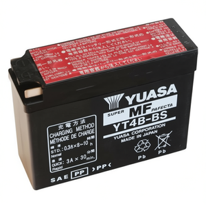 แบตเตอรี่รถจักรยานยนต์ YUASA ใหม่ YT4B-BS 12V 2.3Ah การบำรุงรักษา25.6Wh ฟรี - Product Image 3