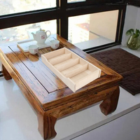 Boîte de rangement en bois brut avec couvercle coulissant, boîte en bois naturel vierge pour bijoux