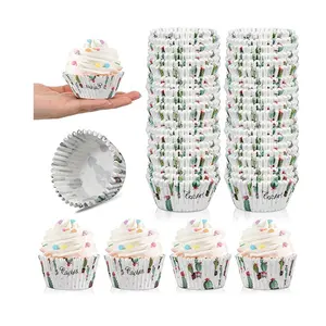 Custom Disposable Paper Aluminum Foil Thicken Cupcake Liners Baking Cups Muffin Paper Cup