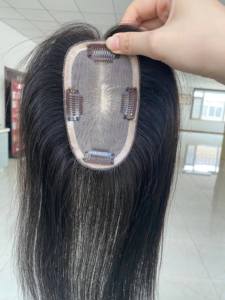 Fournisseurs de premier plan : Toupet en cheveux humains naturels de haute qualité, avec dentelle HD respirante, taille 3*5, accessoires pour la ligne des cheveux - Product Image 5