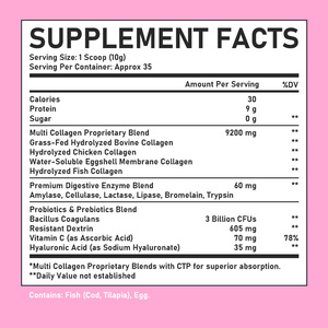 Hot-selling Collagen Powder Retains Skin Water and Reduces Fine Lines & Wrinkles with Grass-Fed Hydrolyzed Bovine Collagen - Product Image 2