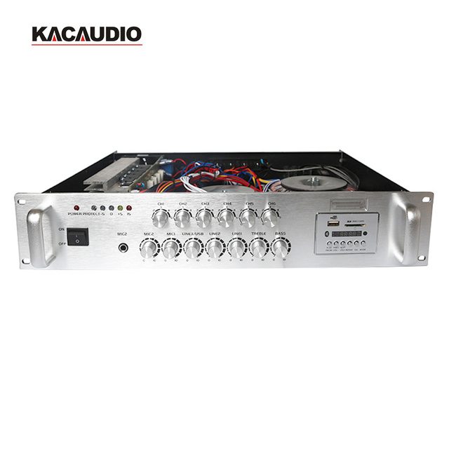 JBHKJ PA-5700USB 700W 1 Channel Home Aluminum Alloy Constant Voltage Amplifier 70V/100V/120V/4ohm