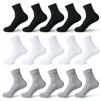 Chaussettes Simples et Confortables Unies pour Hommes/Garçons, Modèle Affaires/Fabricant