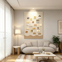 Panneaux muraux acoustiques en feutre de fibre de polyester 100 % ignifuge, écologiques, à rayures et empiècements, pour hôtels, hôpitaux, écoles, appartements - Garantie 4 ans