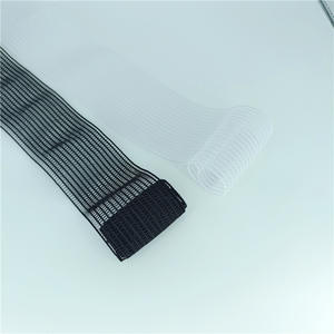 Fascia elastica in maglia di poliestere ad alta elasticità, larga a maglia sottile, fascia elastica con caratteristica ad alta tenacità - Product Image 3