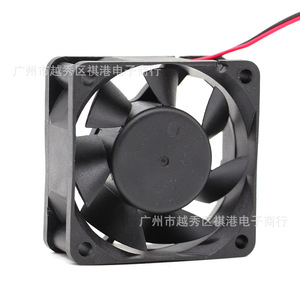 พัดลมระบายความร้อน Sqgiun 60 มม. 12V DC ขนาด 60x60x25 มม. แบบสองสาย สำหรับคอมพิวเตอร์ พาวเวอร์ซัพพลาย และการ์ดจอ - Product Image 5