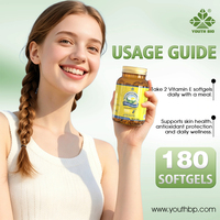 Gélules de Vitamine E Acétate de D-alpha Tocophérol Soutien Saisonnier au Bien-être pour les Personnes Face aux Stress Environnementaux Grand Stock