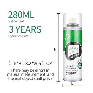 Spray <span class=keywords><strong>Desodorante</strong></span> <span class=keywords><strong>para</strong></span> Zapatillas de 280 ml, Elimina el Mal Olor, Secado Rápido - Product Image 3