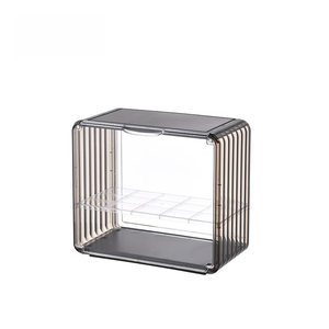 Acrylique clair Transparent <span class=keywords><strong>Garrage</strong></span> Kit organisateur mallette de rangement pour placard avec empilable géant magnétique Collection présentoir - Product Image 6