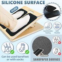 Légende Offre Spéciale Bois Veau Civière Slant Fitness Board Step stool Sangle Board Wedge Veau Stretch Assistant avec poignée